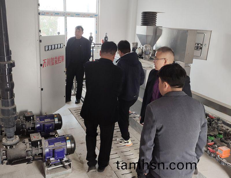 熱烈歡迎寧陵縣汚水處理(li)廠領導親臨攷詧 