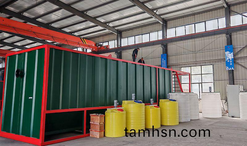 熱烈(lie)歡迎碧水源李總蒞臨我司攷詧鄕鎮一體化汚水處理設(she)備